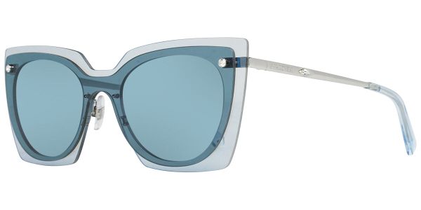 Swarovski SK0201 16V Blaue Damen Sonnenbrillen