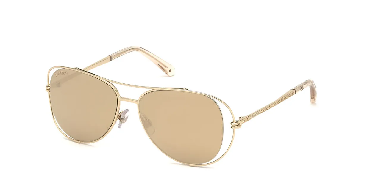 Swarovski SK0231 32G Goldene Damen Sonnenbrillen