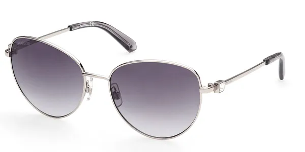 Swarovski SK0330 16B Silver Damen Sonnenbrillen