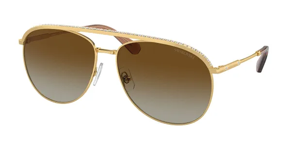 Swarovski SK7005 Polarized 4004T5 Goldene Damen Sonnenbrillen