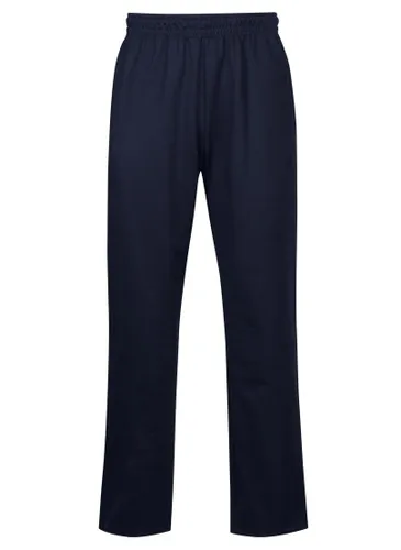 Sweathose TRIGEMA "TRIGEMA Freizeithose aus Sweat-Qualität" Gr. L, US-Größen, blau (navy) Damen Hosen Jogginghosen