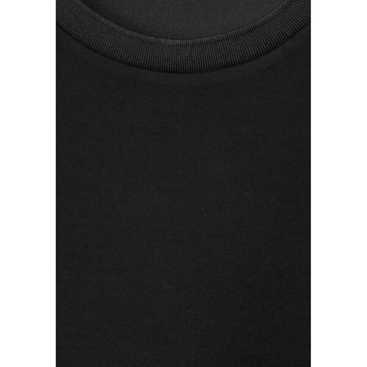 Sweatkleid STREET ONE Gr. 42, EURO-Größen, schwarz (black) Damen Kleider Freizeitkleider
