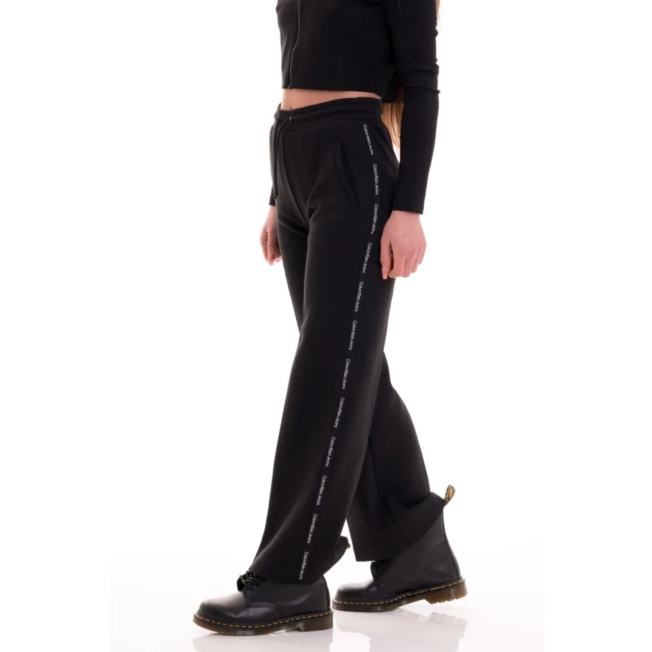 Calvin Klein Jeans Jogginghose J20J220962 Schwarz Regular Fit - Preise  vergleichen