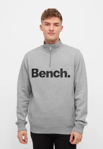 Sweatshirt BENCH. "PLINTH" Gr. M (50), grau (grey marl) Herren Sweatshirts