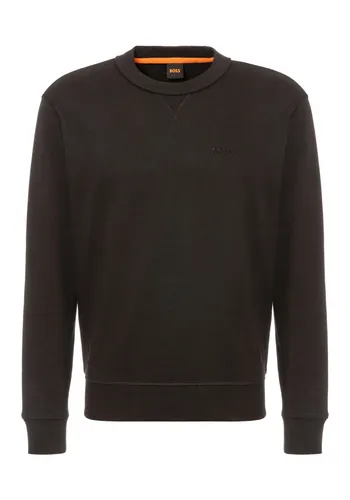 Sweatshirt BOSS ORANGE "WeRawcut" Gr. XL, schwarz (001_black) Herren Sweatshirts