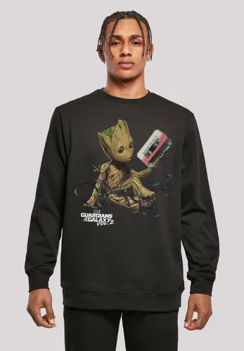 Sweatshirt F4NT4STIC "Marvel Guardians Of The Galaxy Vol2 Groot Tape" Gr. M, schwarz Herren Sweatshirts