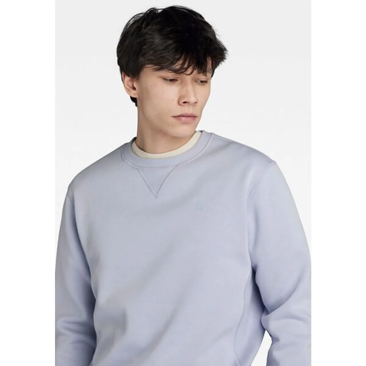 Sweatshirt G-STAR RAW "Premium Core Pacior Sweat" Gr. M, blau (icelandic blue) Herren Sweatshirts