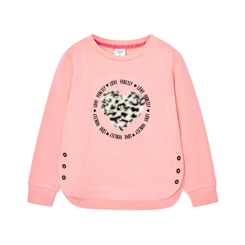 Sweatshirt LOVE in rosa