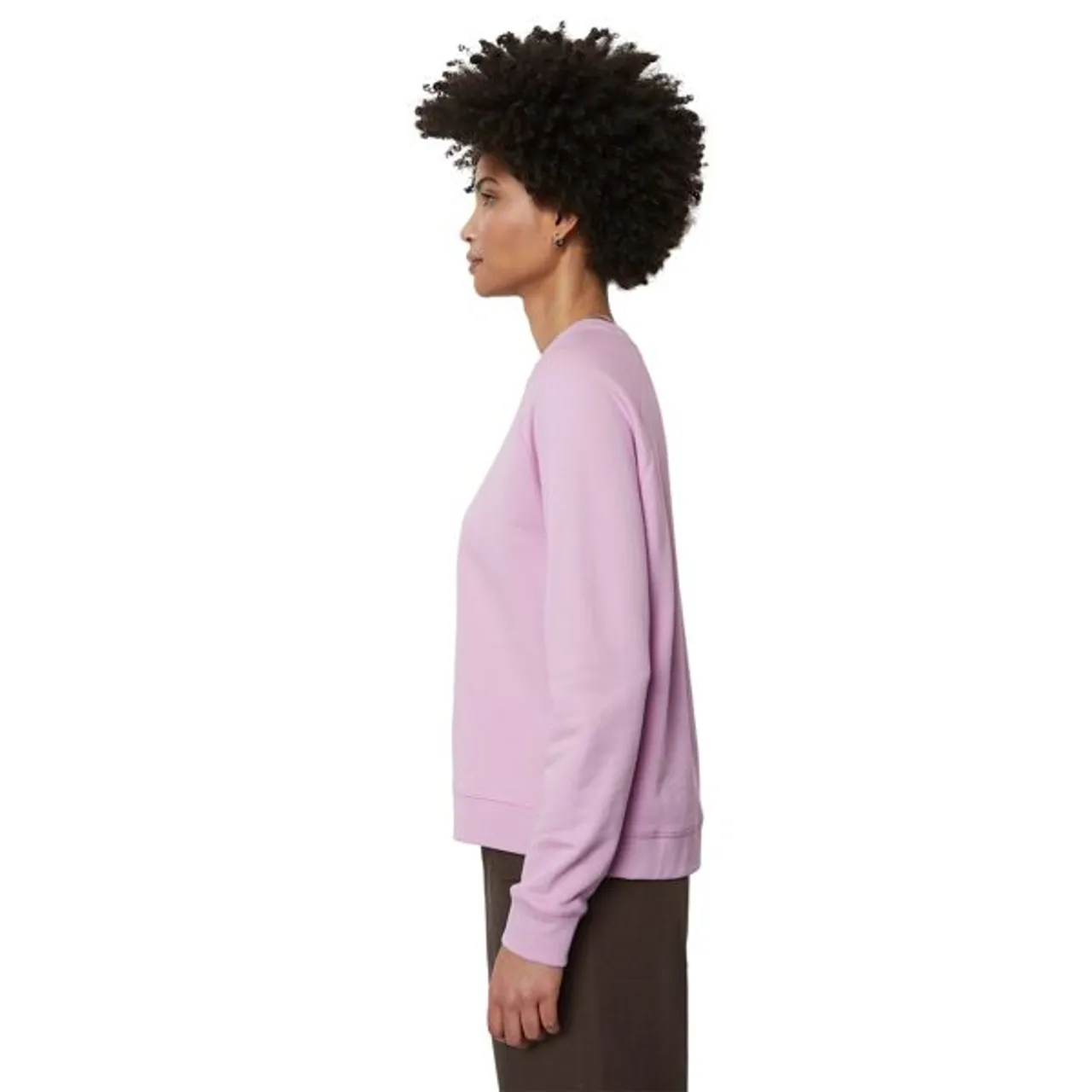 Sweatshirt MARC O'POLO DENIM "aus Organic Cotton" Gr. XXS, rosa Damen Sweatshirts