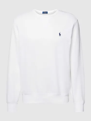 Sweatshirt mit Logo-Stitching und Regular Fit