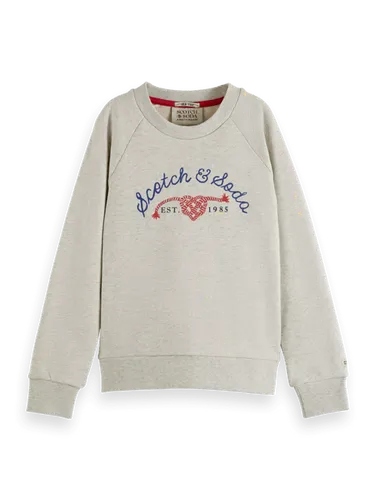 Sweatshirt mit normaler Passform und Stickerei - Größe 8 - Multicolor - Mädchen - Sweatshirthirt - Scotch & Soda
