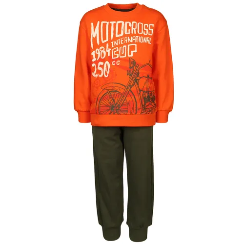 Sweatshirt MOTOCROSS mit Sweathose in orange