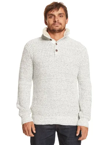 Sweatshirt QUIKSILVER "Boulevard Des Plages" Gr. XXL, grau (light grey heather) Herren Sweatshirts