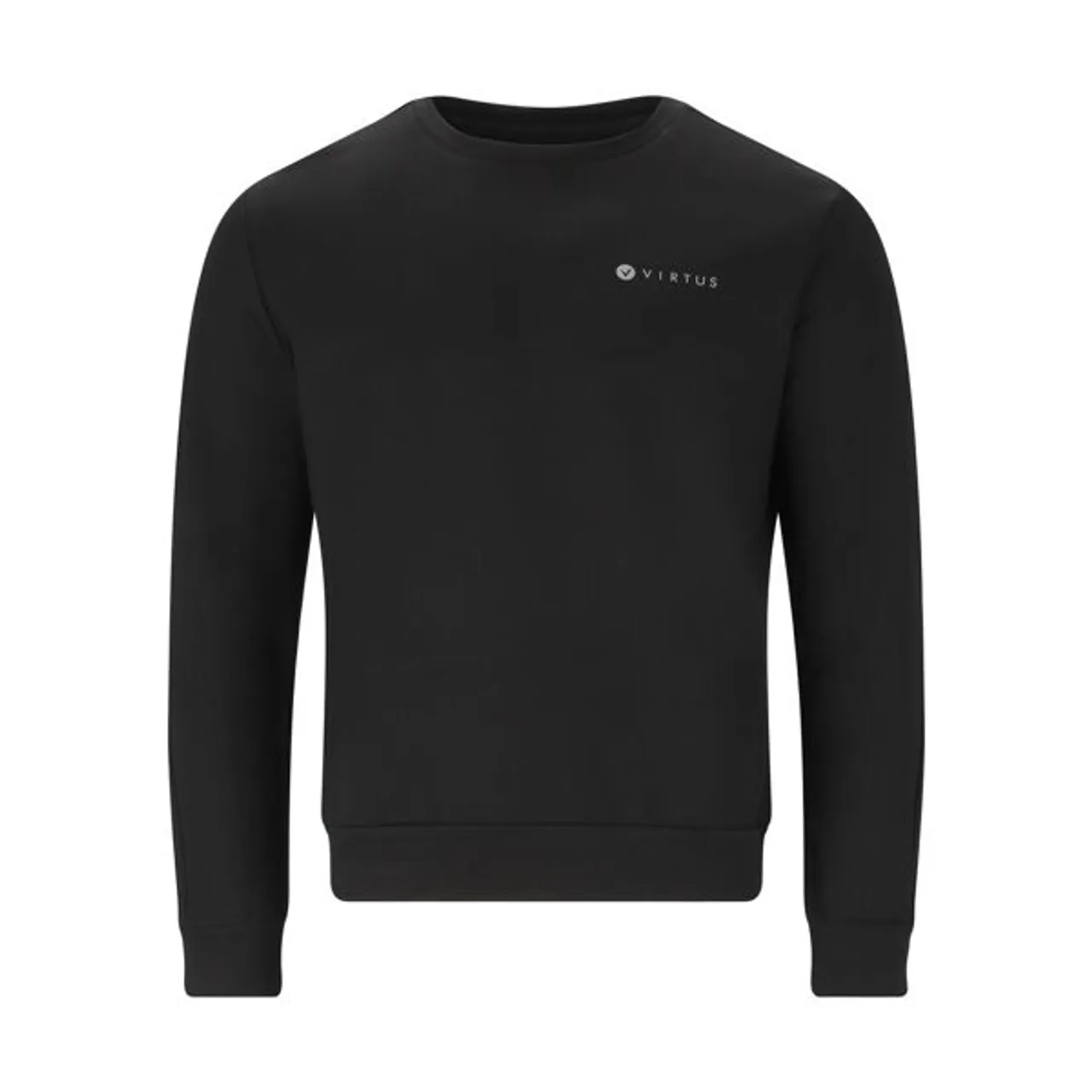 Sweatshirt VIRTUS "Brent" Gr. L, schwarz Herren Sweatshirts aus angenehm weichem Materialmix