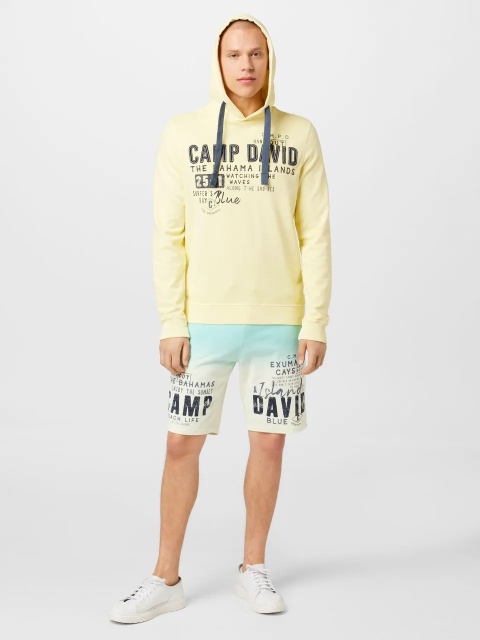Camp David Kapuzensweatshirt Gr. XXXL, gelb (banana sun) Herren Sweatshirts mit  Schriftzügen - Preise vergleichen