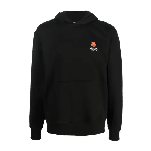 Sweatshirts & Hoodies,Schwarzer Logo Hoodie für