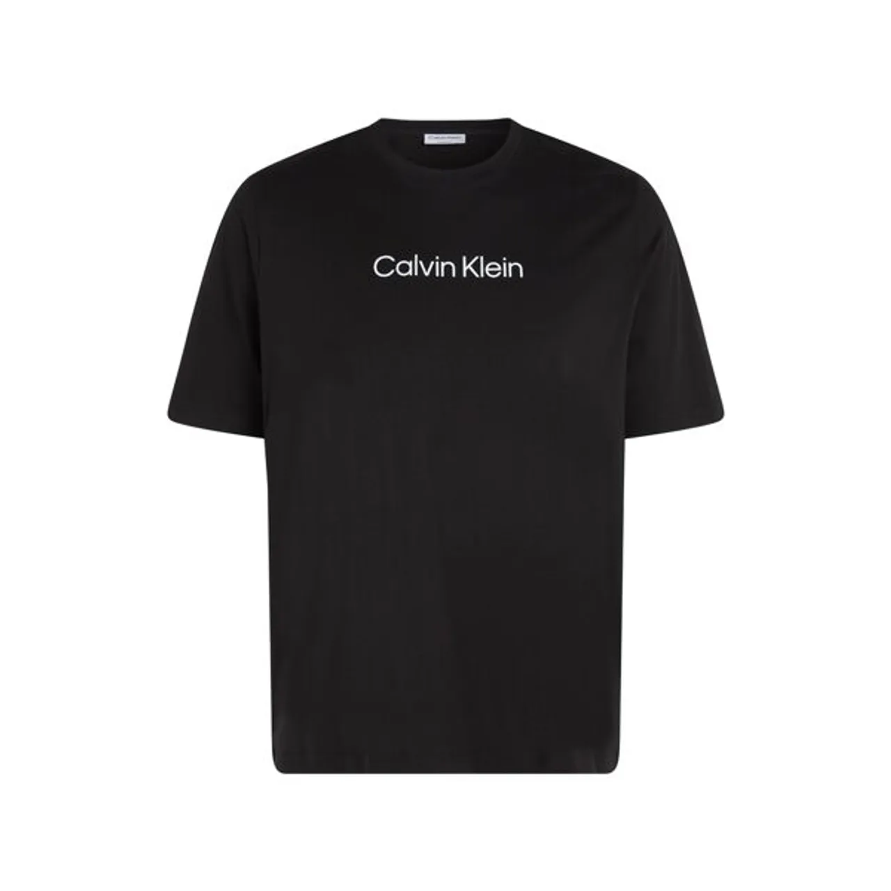 T-Shirt CALVIN KLEIN BIG&TALL "BT-HERO LOGO COMFORT T-SHIRT" Gr. XXXL, schwarz (ck black) Herren Shirts T-Shirts