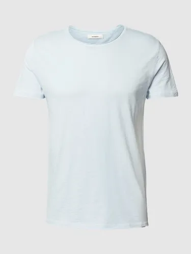 T-Shirt in unifarbenem Design Modell 'Konrad'