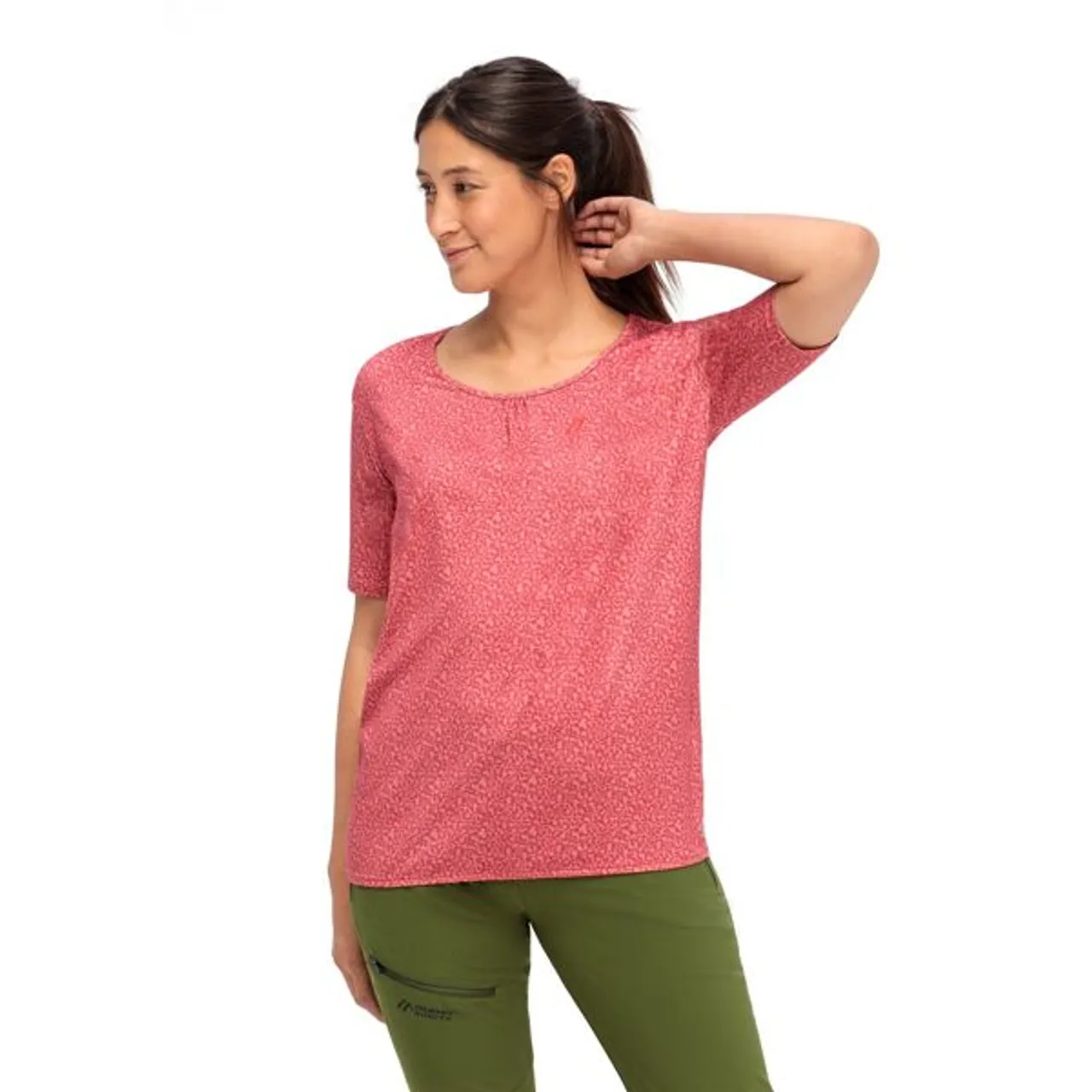 T-Shirt MAIER SPORTS "Murr Shirt W" Gr. 38, rosa (hellrosa) Damen Shirts kurzarm