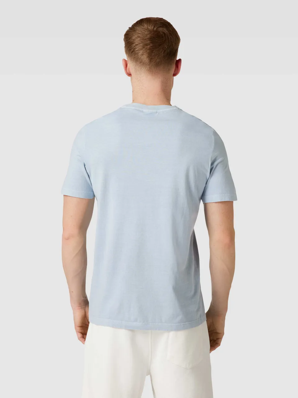 T-Shirt mit kurzer Knopfleiste Modell 'Serafino'