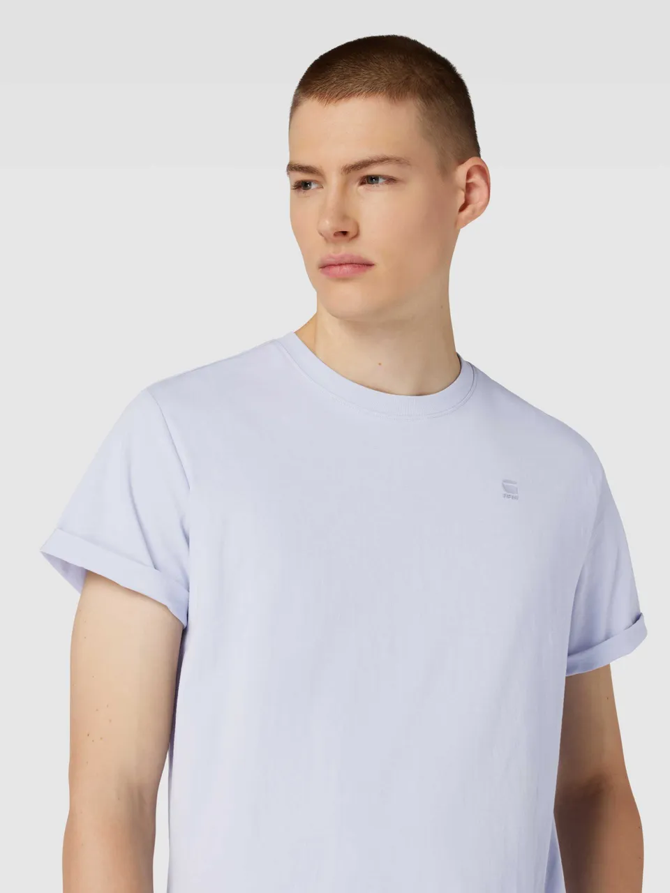 T-Shirt mit Label-Detail Modell 'LASH'