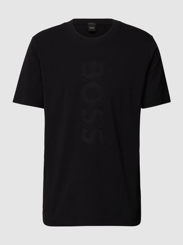 T-Shirt mit Label-Details Modell 'Tee'