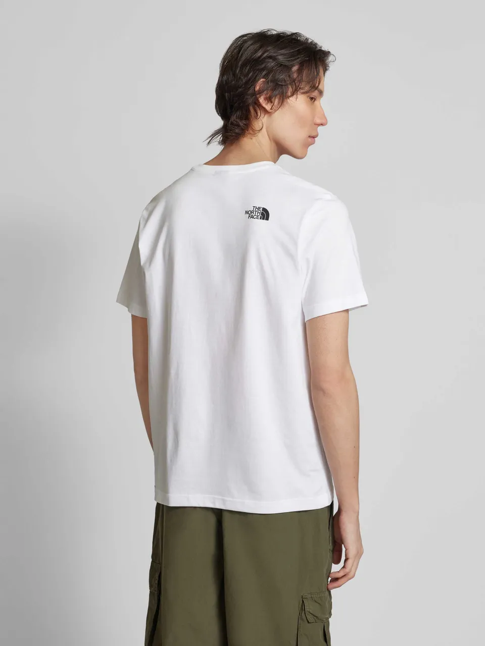 T-Shirt mit Label-Print Modell 'SIMPLE DOME'