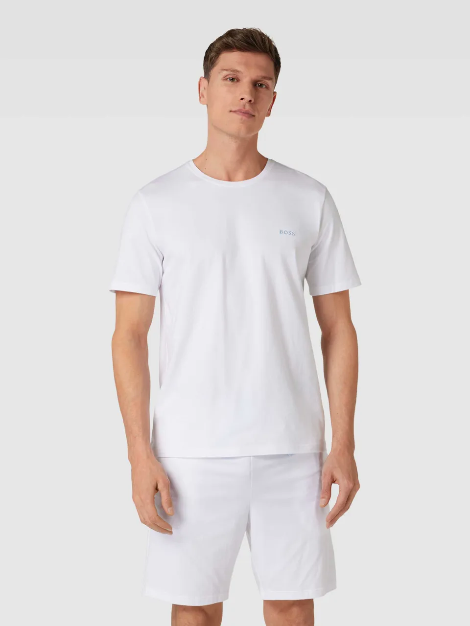 T-Shirt mit Label-Stitching Modell 'MIX&MATCH'