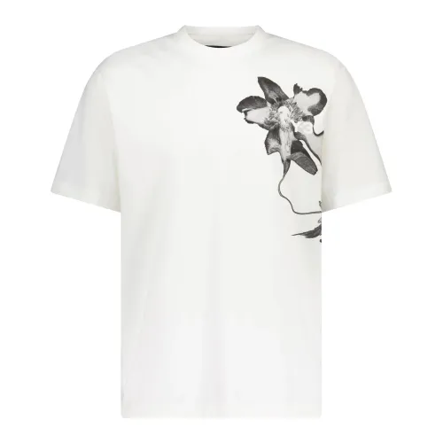 T-Shirt mit Logo Blumenmotiv Y-3
