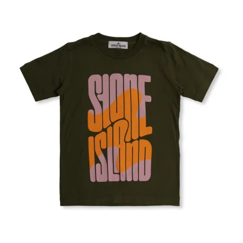 T-Shirt mit Logo Stone Island