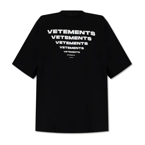 T-Shirt mit Logo Vetements