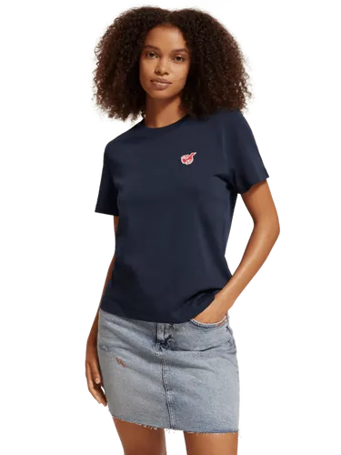 T-Shirt mit normaler Passform - Größe M - Multicolor - Frau - T-Shirt - Scotch & Soda