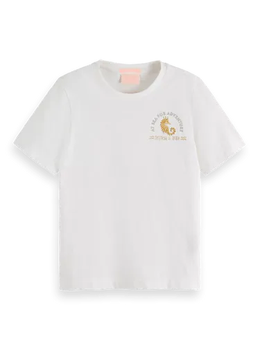 T-Shirt mit normaler Passform und Artwork - Größe 8 - Multicolor - Mädchen - T-Shirt - Scotch & Soda