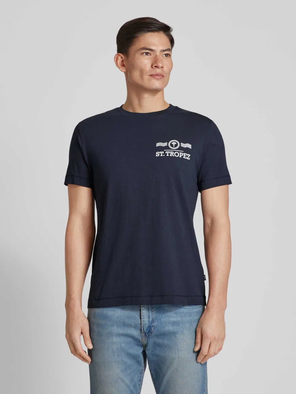 T-Shirt mit Statement-Print Modell 'Barrett'