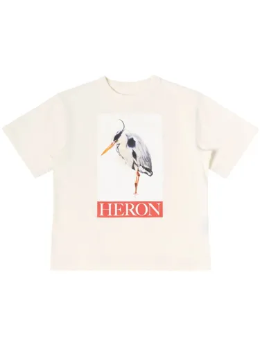 T-Shirt mit Vogel-Print