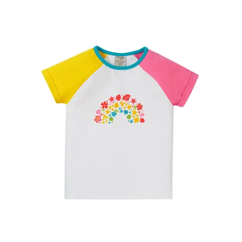 T-Shirt NYOMI RAINBOW in weiß