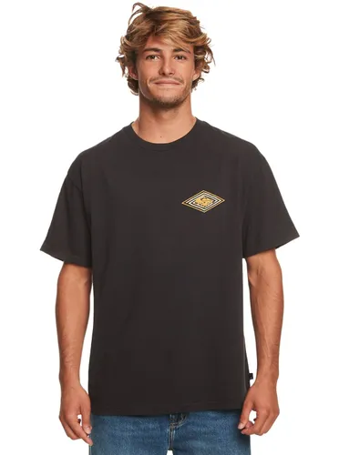 T-Shirt QUIKSILVER "Fall City" Gr. XS, schwarz (black) Herren Shirts T-Shirts