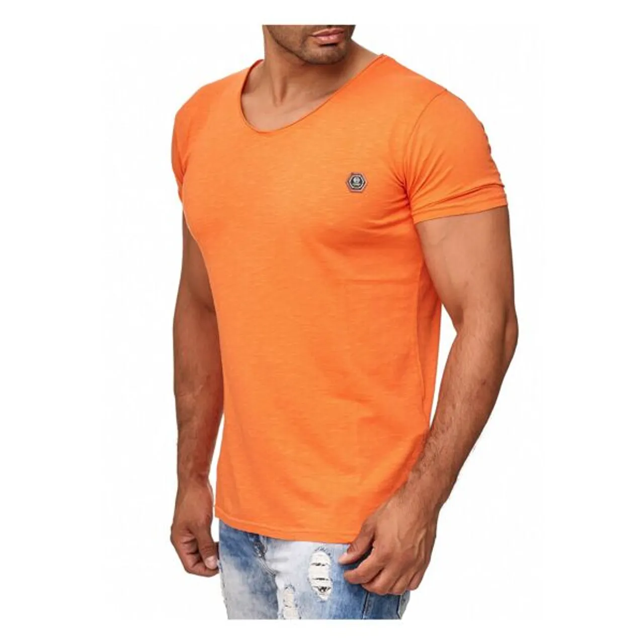 T-Shirt REDBRIDGE "Houston" Gr. M, orange Herren Shirts T-Shirts
