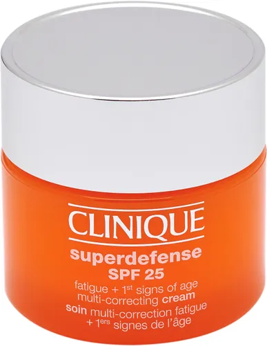 Tagescreme CLINIQUE "Superdefense Cream Spf 25 skin Type 1/2" Hautpflegemittel Gr. 50 ml, weiß Tagescreme