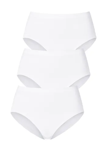 Taillenslip MEY "TRINITI" Gr. 38 (38), 3 St., weiß (3 x weiß) Damen Unterhosen Taillenslips