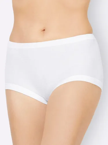 Taillenslip SPEIDEL Gr. 50, 5 St., weiß (5 stück weiß) Damen Unterhosen Taillenslips