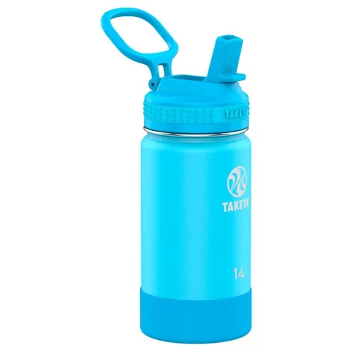 Takeya - Kid's Actives Straw Insulated Bottle 414 ml - Isolierflasche Gr 414 ml blau