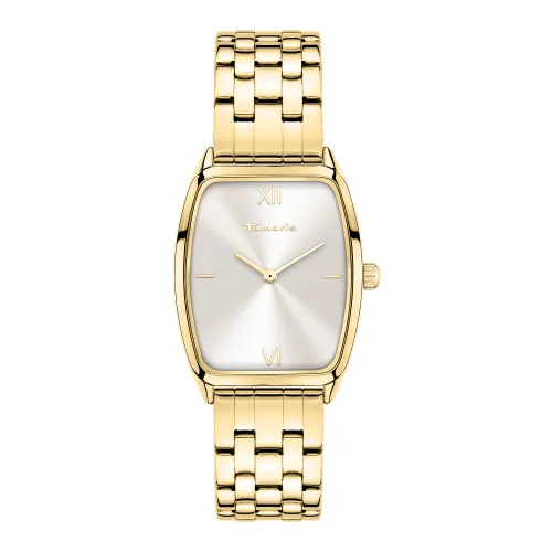 Tamaris Damen analog Quarz Uhr mit Edelstahl Armband