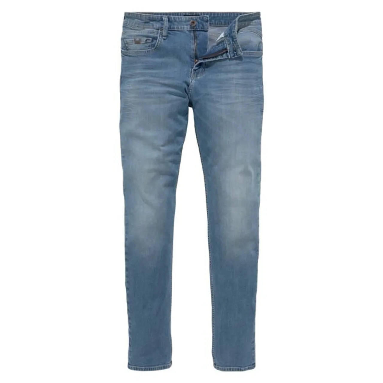 Tapered-fit-Jeans H.I.S "CIAN" Gr. 30, Länge 32, blau (blue, washed) Herren Jeans Tapered-Jeans Ökologische, wassersparende Produktion durch Ozon Wash