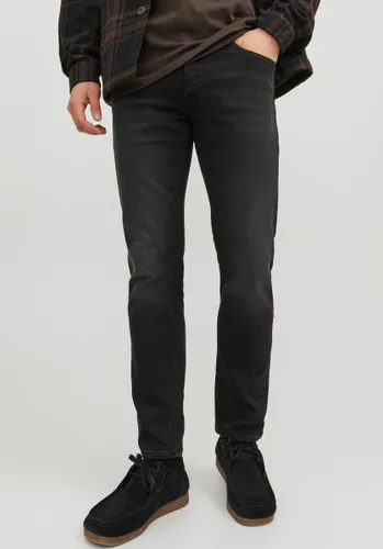 Tapered-fit-Jeans JACK & JONES "JJIMIKE JJORIGINAL MF 506 I.K" Gr. 28, Länge 30, schwarz (black denim) Herren Jeans Tapered-Jeans