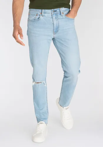 Tapered-fit-Jeans LEVI'S "512 Slim Taper Fit" Gr. 34, Länge 30, blau (tabor hard worn dx) Herren Jeans Tapered-Jeans