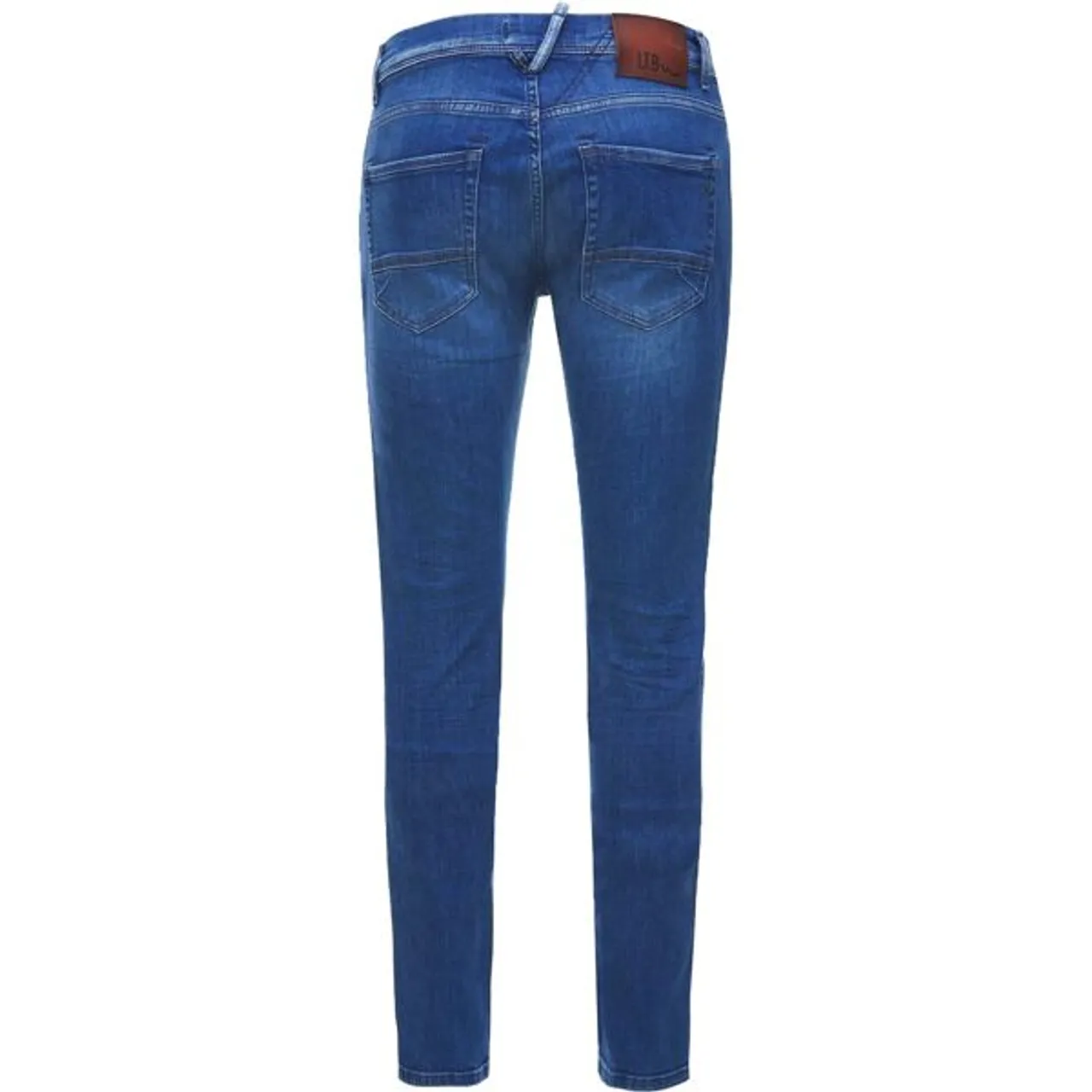 Tapered-fit-Jeans LTB "SERVANDO X D" Gr. 32, Länge 32, blau (cletus wash) Herren Jeans Tapered-Jeans