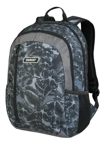 TARGET BACKPACK ICON GREY FLOWERS 26798