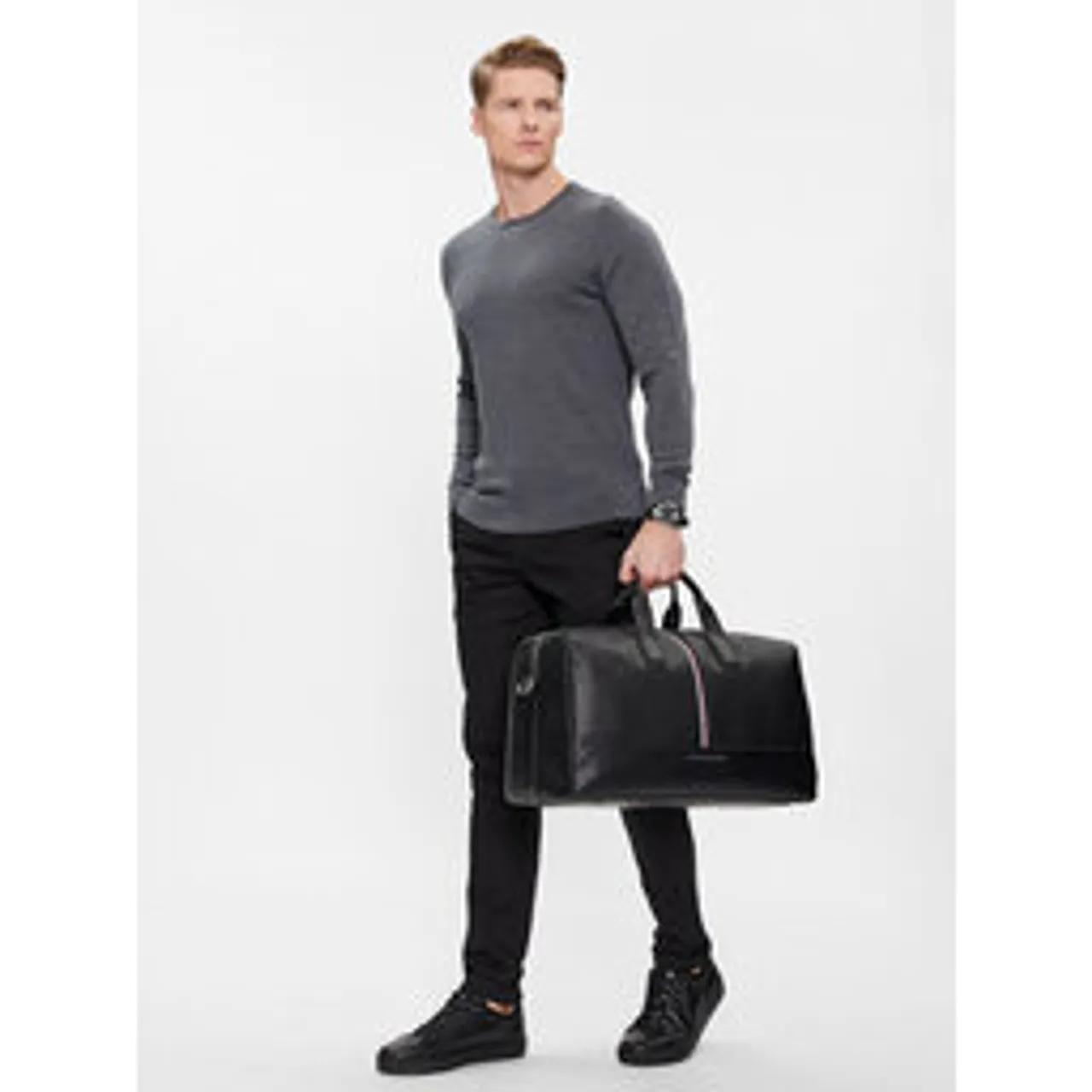 Tasche Tommy Hilfiger Th Central Duffle AM0AM11821 Black BDS