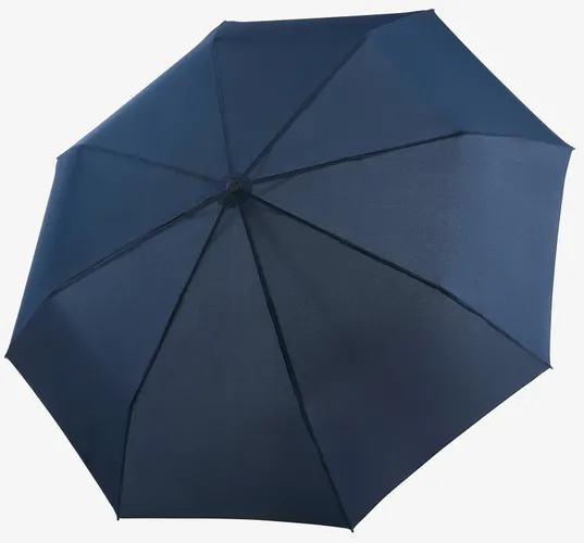 Taschenregenschirm KNIRPS "T.400 Extra Large Duomatic, Uni navy" blau (uni navy) Regenschirme Taschenschirme mit großem Schirmdach für 2 Personen